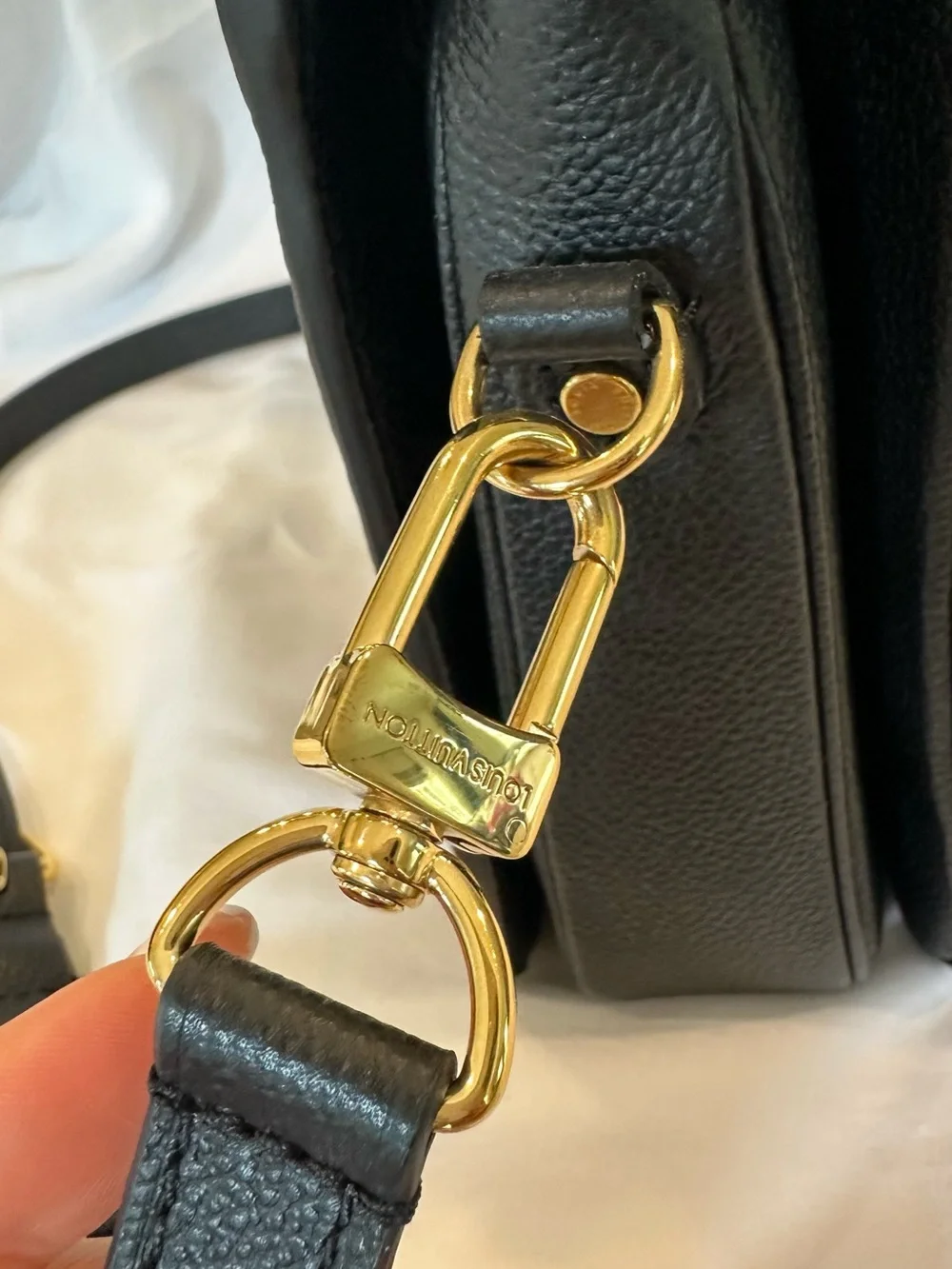 Louis Vuitton sleek black